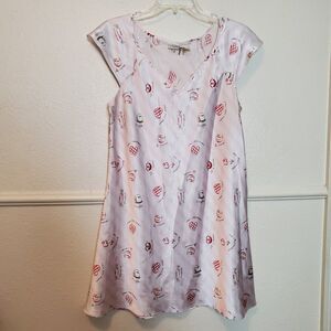Y2K Gilligan & O'Malley Pink Babydoll French Bonbons Truffles Slip Dress Gown L